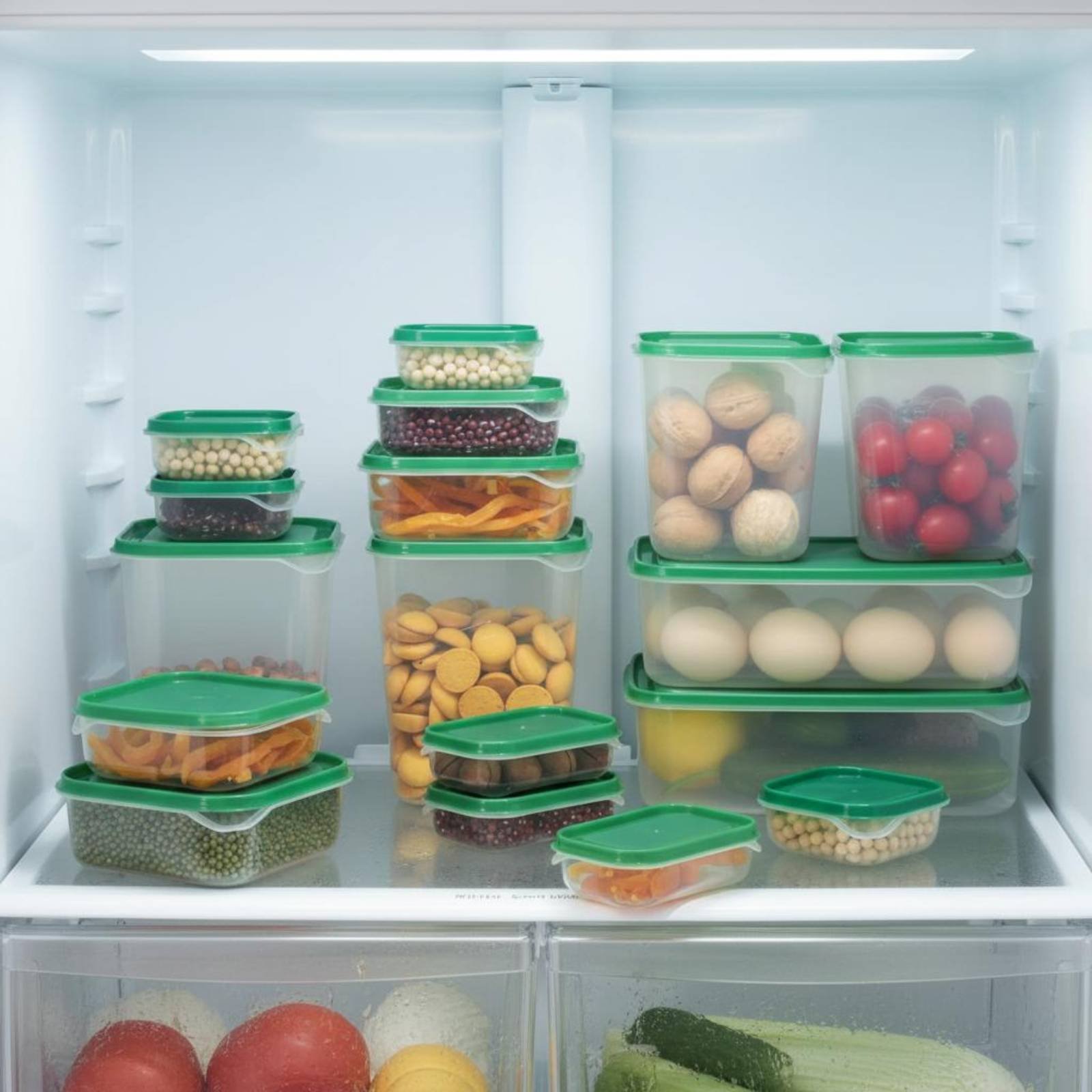 Food Storage Boxes - 17 Buah Set Kotak Penyimpanan Kulkas