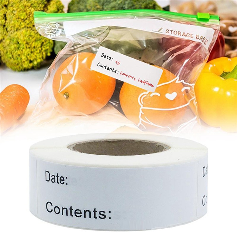 Food Storage Labels - Label Penyimpanan Makanan Dapat Dilepas Berperekat