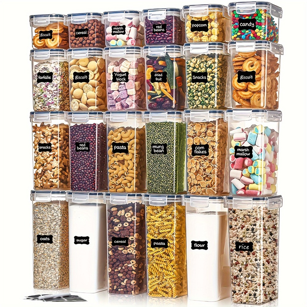 Food Storage Drawer Organizer - 24 Buah Wadah Penyimpanan Makanan 12