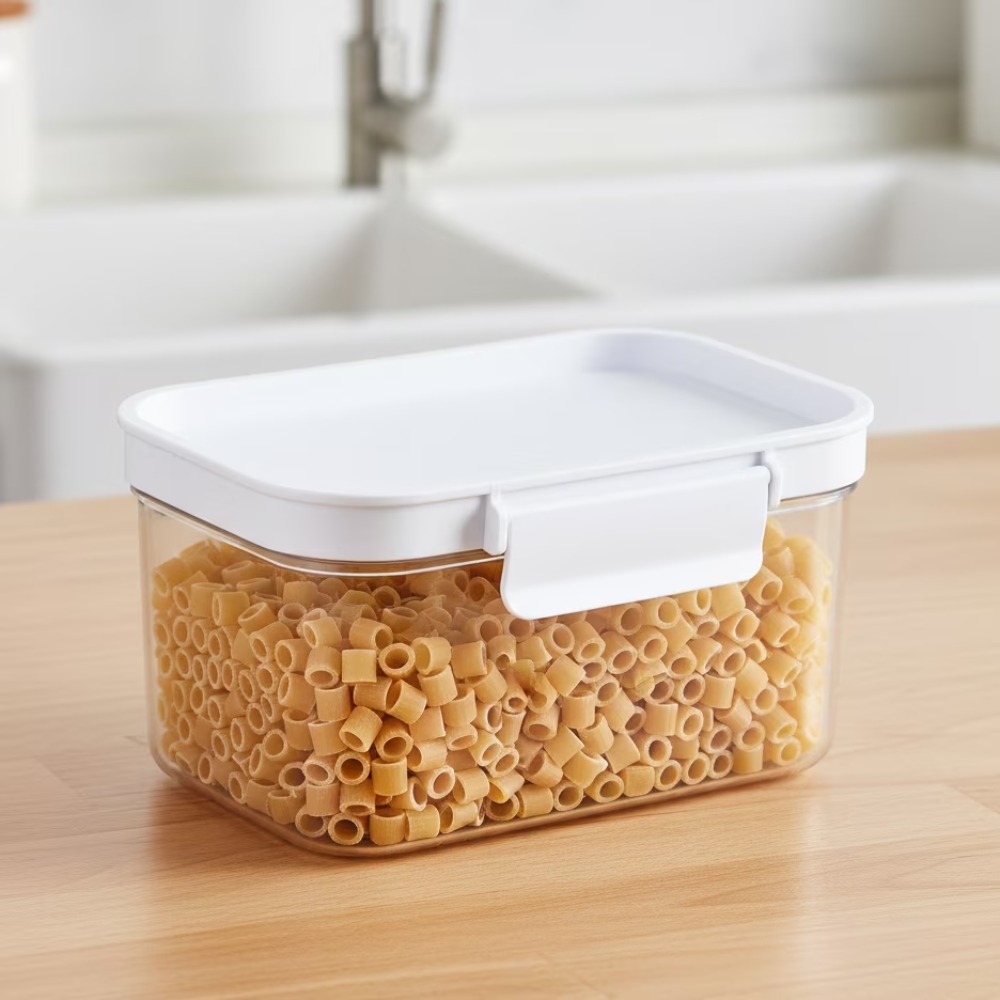 Food Storage Organizer - Wadah Penyimpanan Makanan Plastik Persegi Panjang