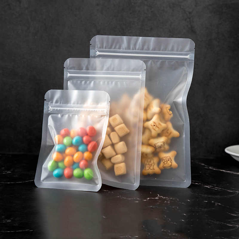 Ziploc Food Storage - 50 Buah Tas Kunci Risleting Matte