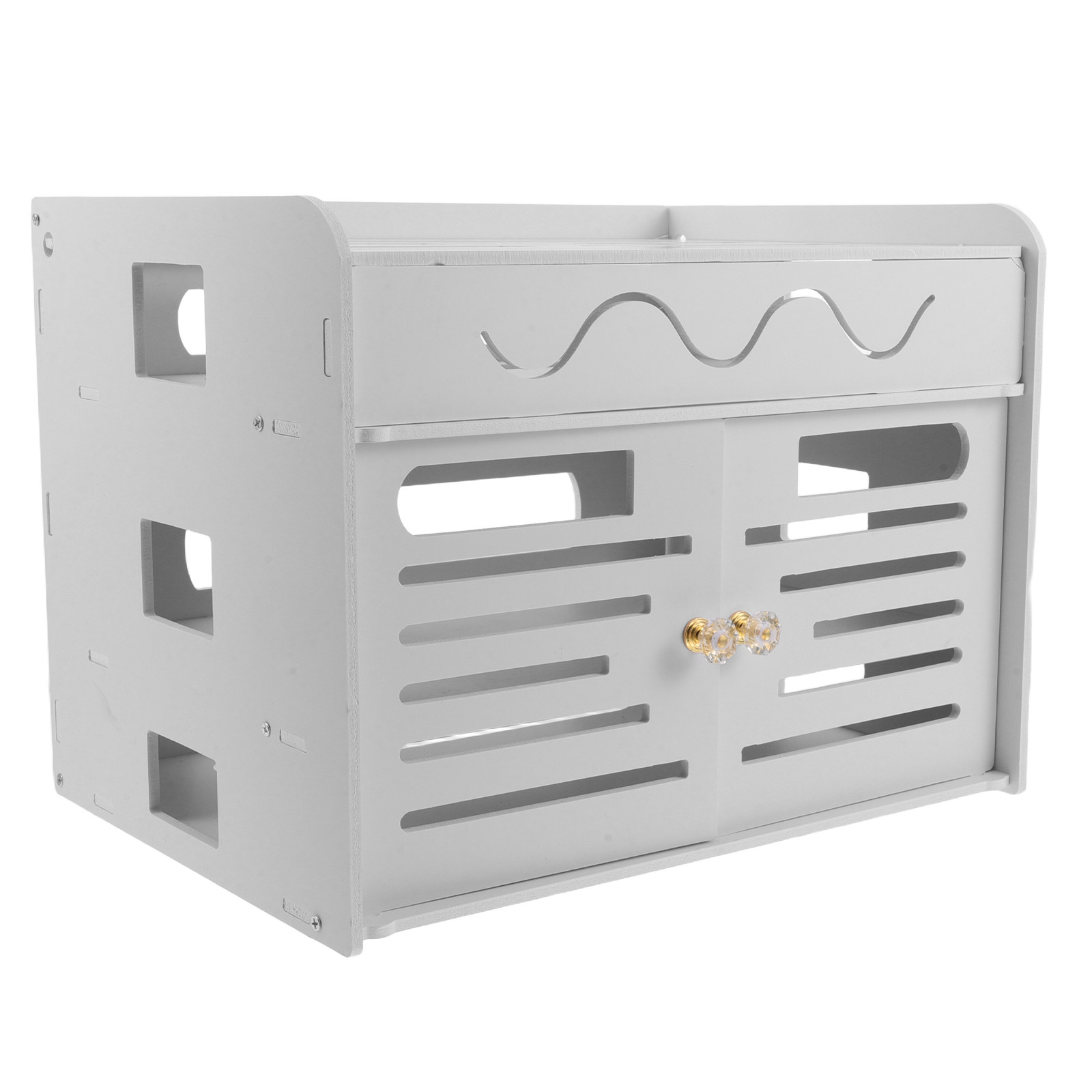 Food Storage Organizer - Kotak Penyimpanan Router WiFi 3 Lapis,