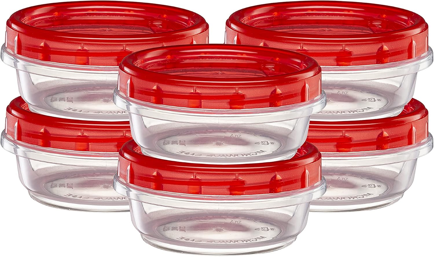 Food Storage Freezer Containers - Kontainer Twist Top 8 oz 10