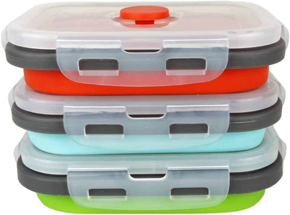Food Storage Freezer Containers - 3 Paket Wadah Penyimpanan Makanan Silikon