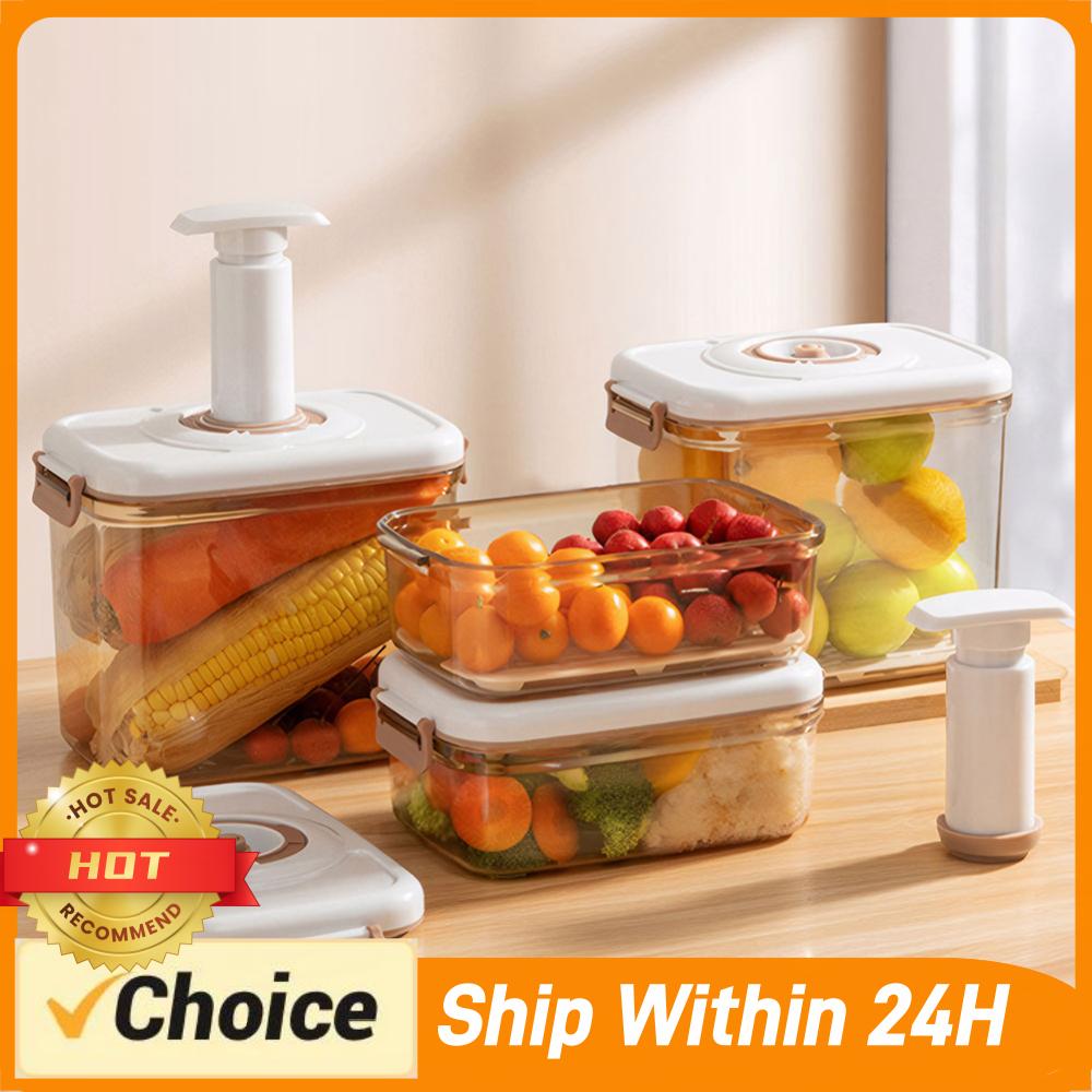 Food Storage Vacuum Pump - Wadah Penyimpanan Makanan Vakum dengan Pompa