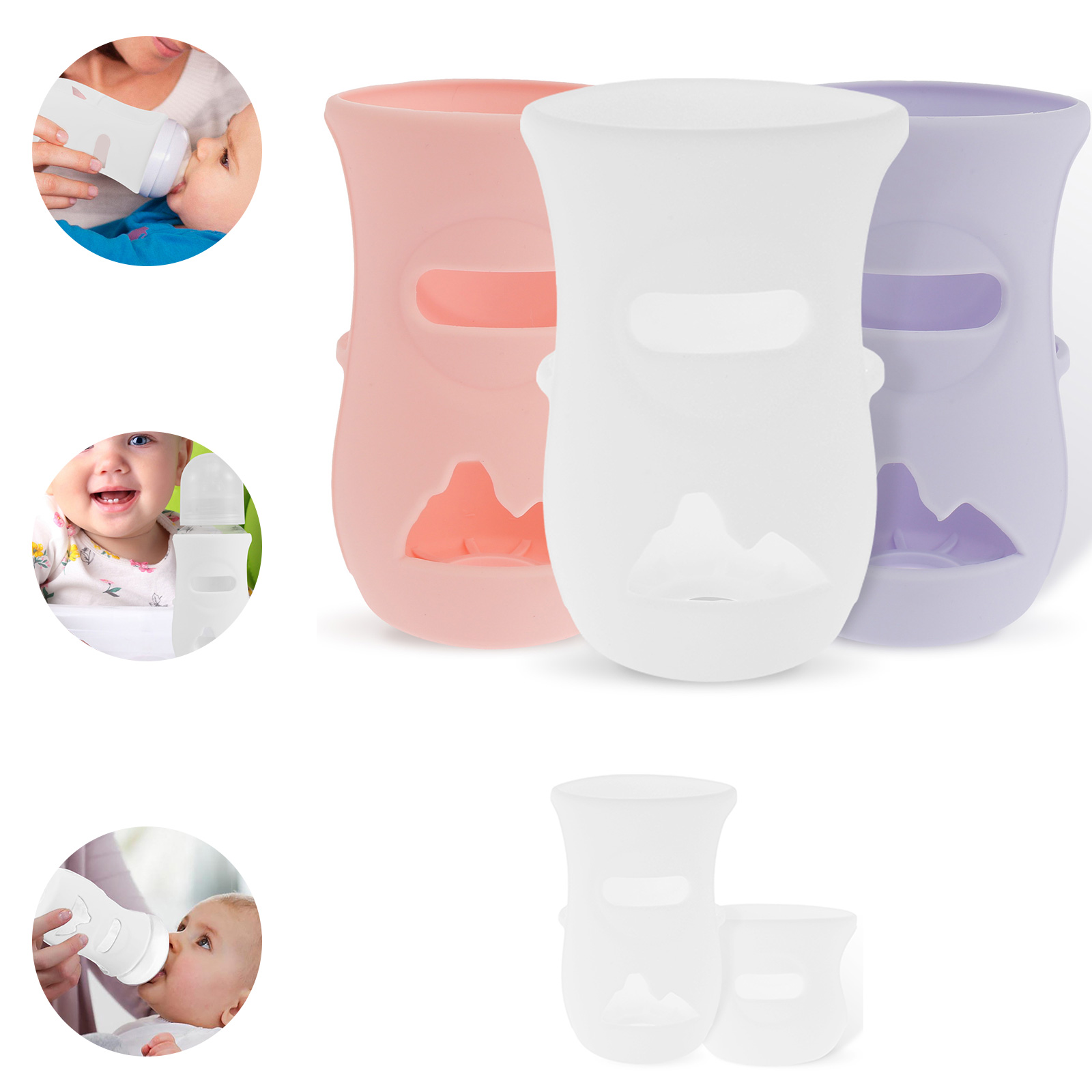 Food Storage For Baby - Penutup botol silikon lengan bayi botol