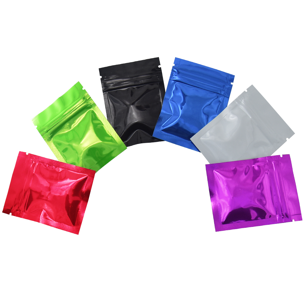 Food Storage Mylar Bags - 500 Buah 6X8 Cm Kecil Reclosable