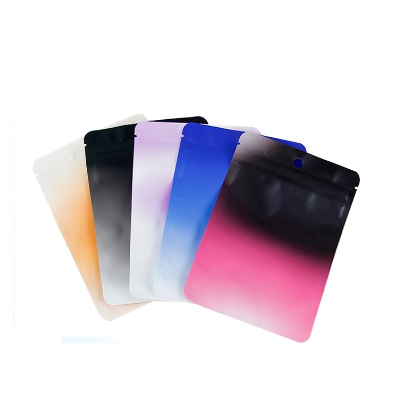 Food Storage Mylar Bags - 1000Pcs/Lot 10.5x15cm Kantong Ziplock Gradasi Warna