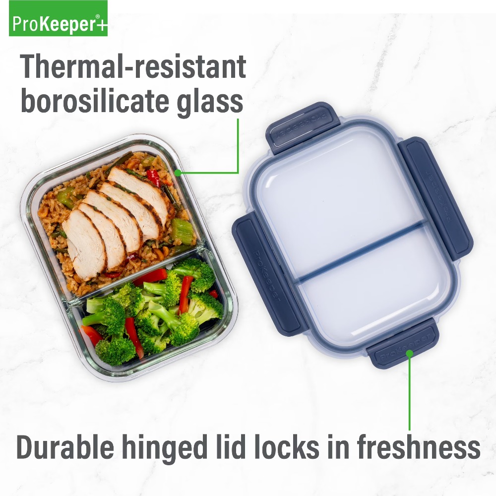 Food Storage Non Toxic - Wadah Makan Kaca Borosilikat Premium untuk