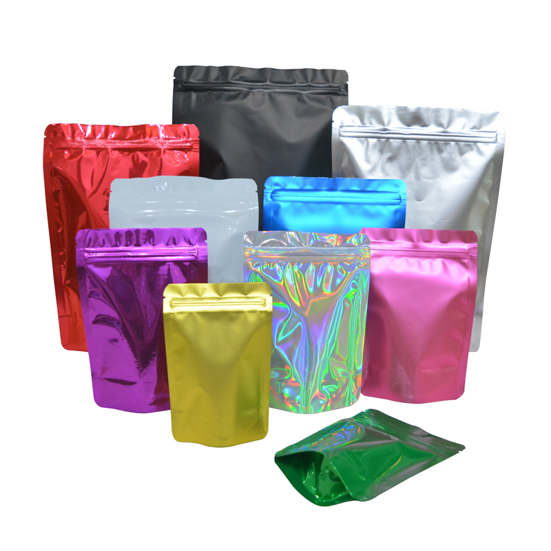 Ziploc Food Storage - 100 pcs Kantong Foil Berwarna dengan