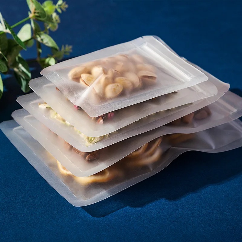 Food Storage Bags Zip Lock Pouch - Kantong Ziplock Transparan Berlapis Embun Beku