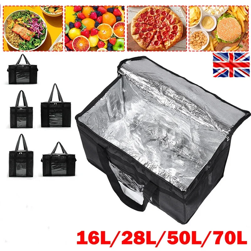 Food Storage Zipper - 16L-70L tas Tote termal terisolasi penyimpanan