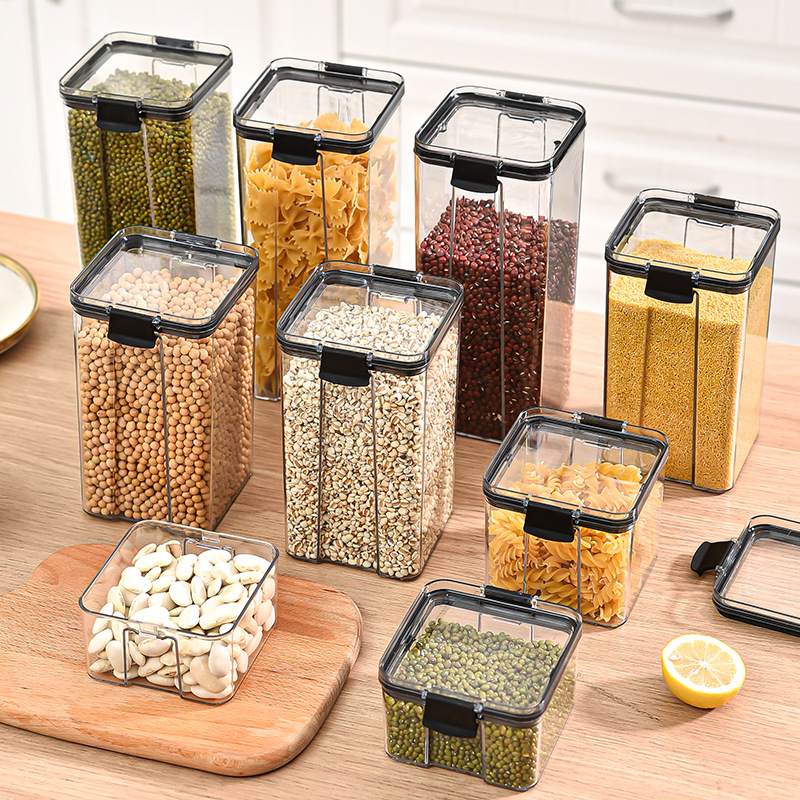 Airtight Cereal Jar - 1-4 Buah Stoples Kedap Udara Pengatur