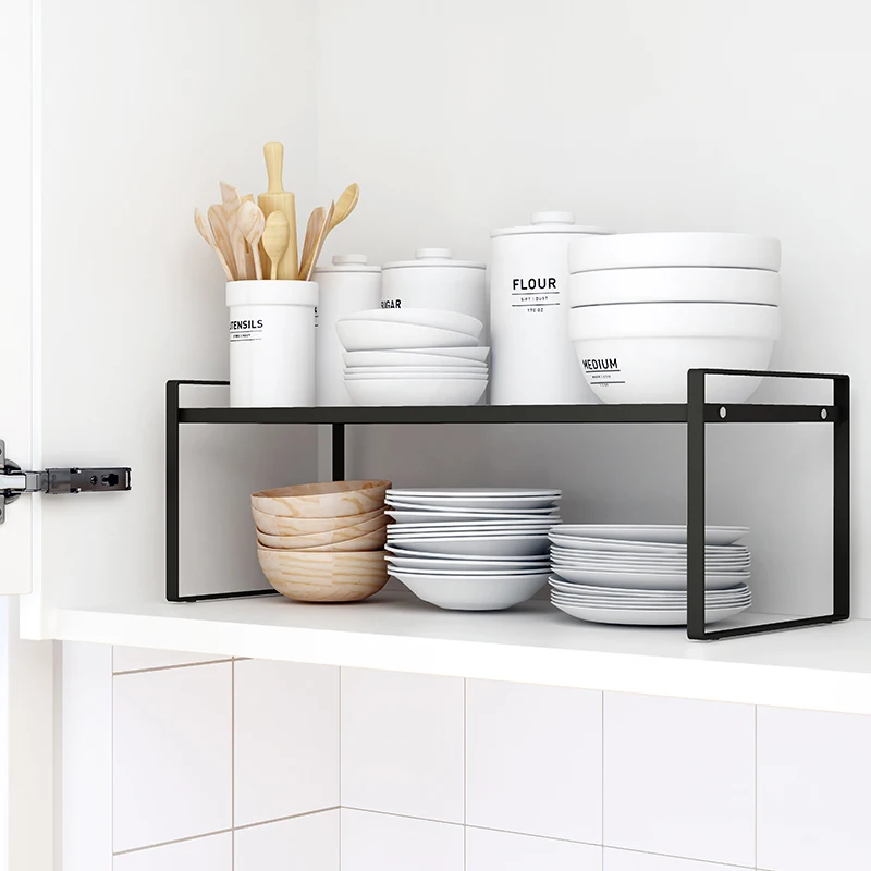 Food Storage Room - Rak penyimpanan piring dapur baja, rak
