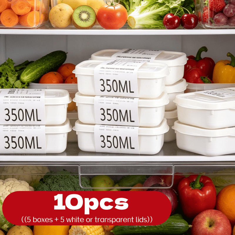 Food Storage Freezer Containers - 10 Buah Set Kotak Penyimpanan Makanan