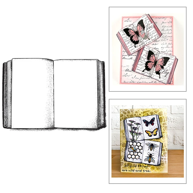 Food Storage Labels - Stempel bening transparan pola buku baru