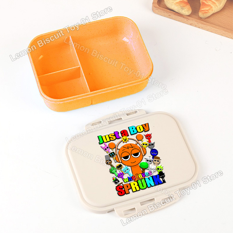 Food Storage Drawer Organizer - Kotak Bento Portabel Seri Sprunkis Kotak
