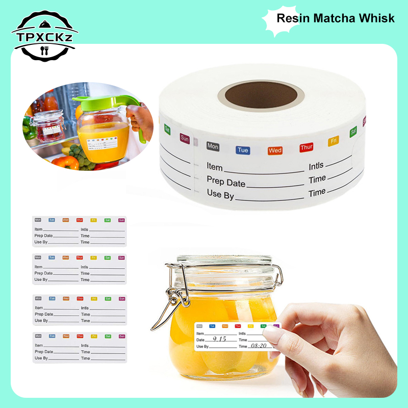 Food Storage Expiration Dates - Label Stiker Makanan Tanggal Dapur Stiker
