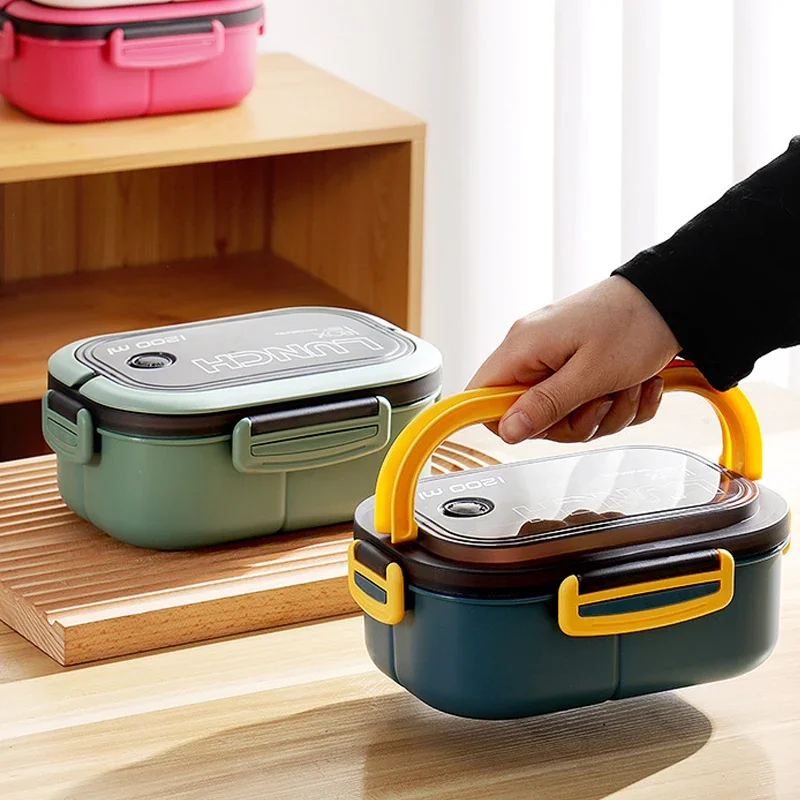 Food Storage Drawer Organizer - Kotak Makan Siang Berlapis Ganda dengan