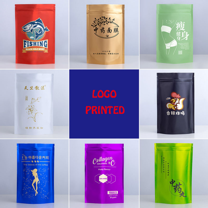 Food Storage Plant - Kantong Aluminium Foil Zip Lock Berdiri