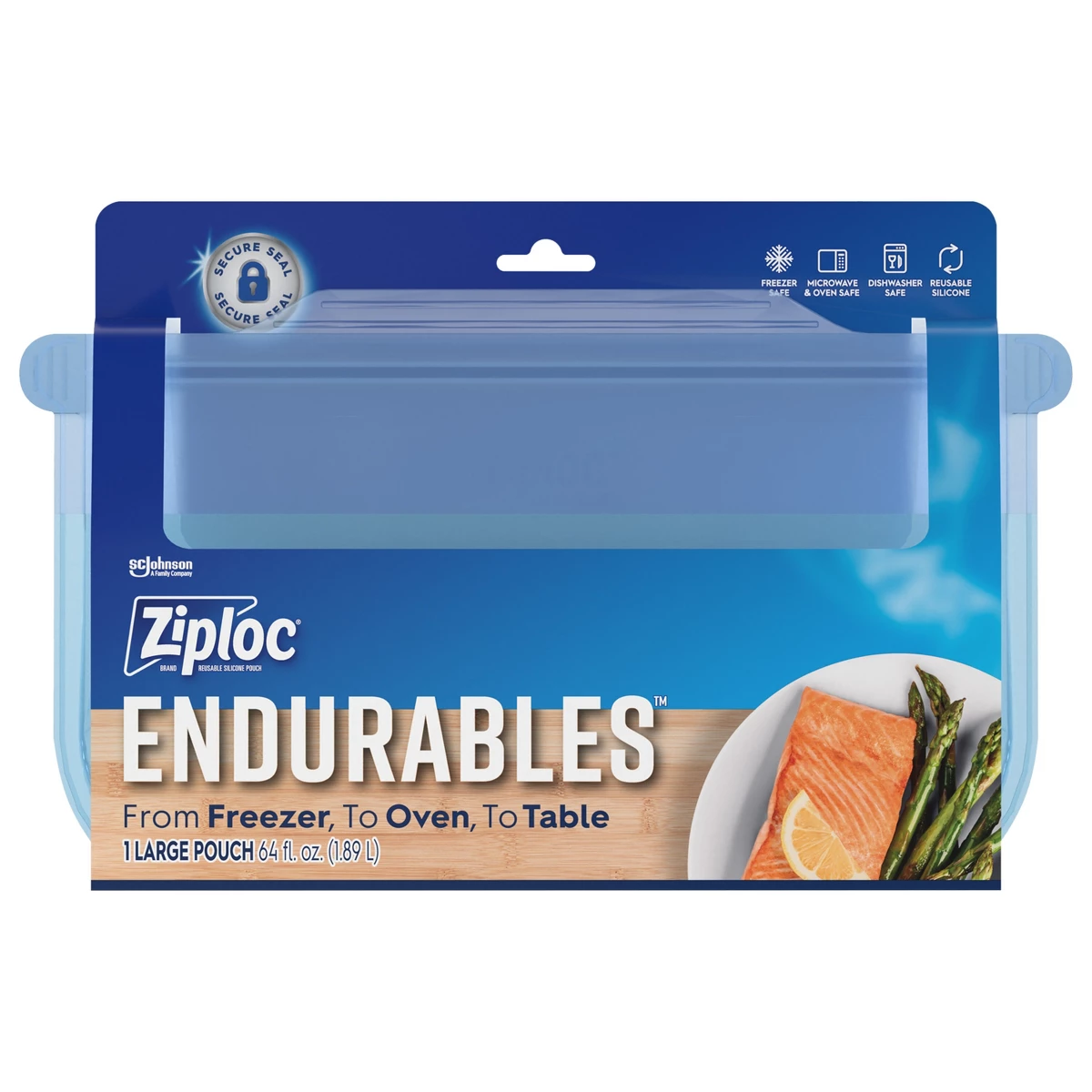 Ziploc Food Storage - Ziploc Endurables Kantong Penyimpanan Makanan Silikon