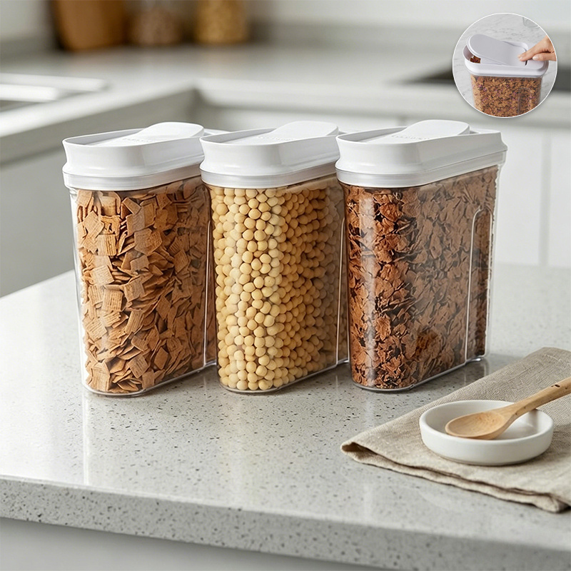 Airtight Cereal Jar - Wadah Penyimpanan Makanan Kedap Udara untuk