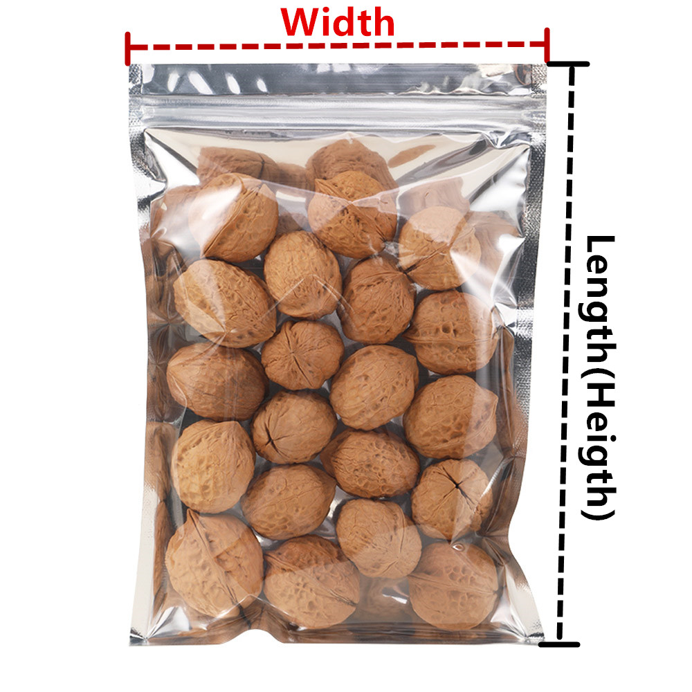 100 Buah Tas Kunci Zip Alumini - Ziploc Food Storage ulasan dan harga