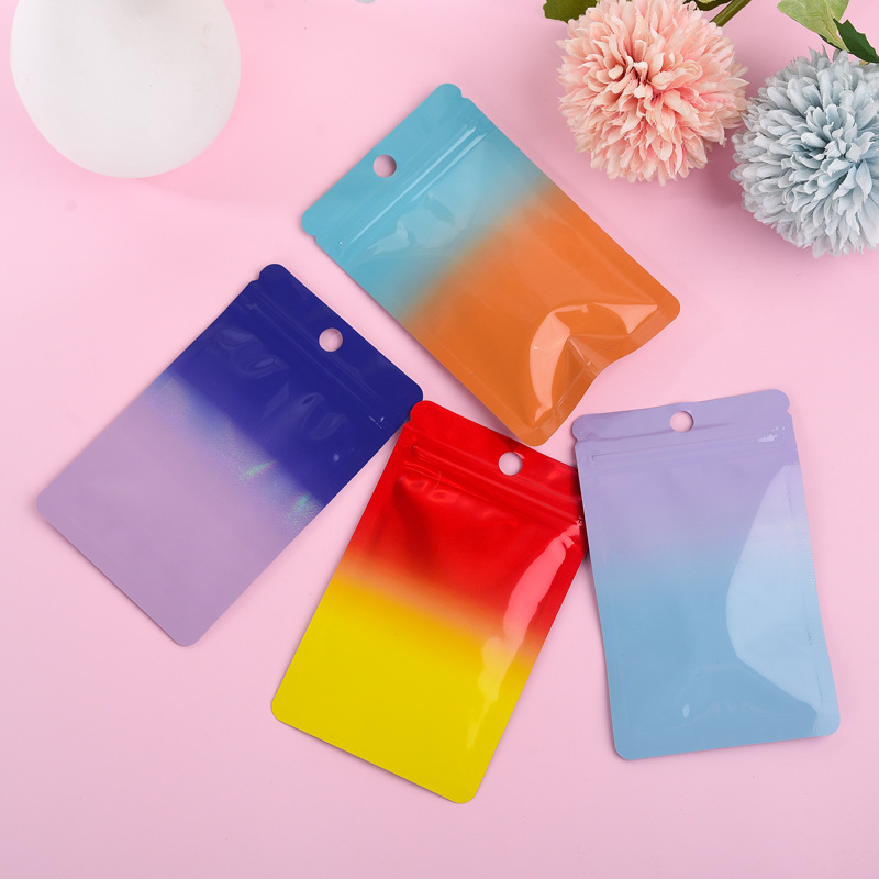 1000 Buah Tas Ziplock Gradien  - Food Storage Mylar Bags ulasan dan harga