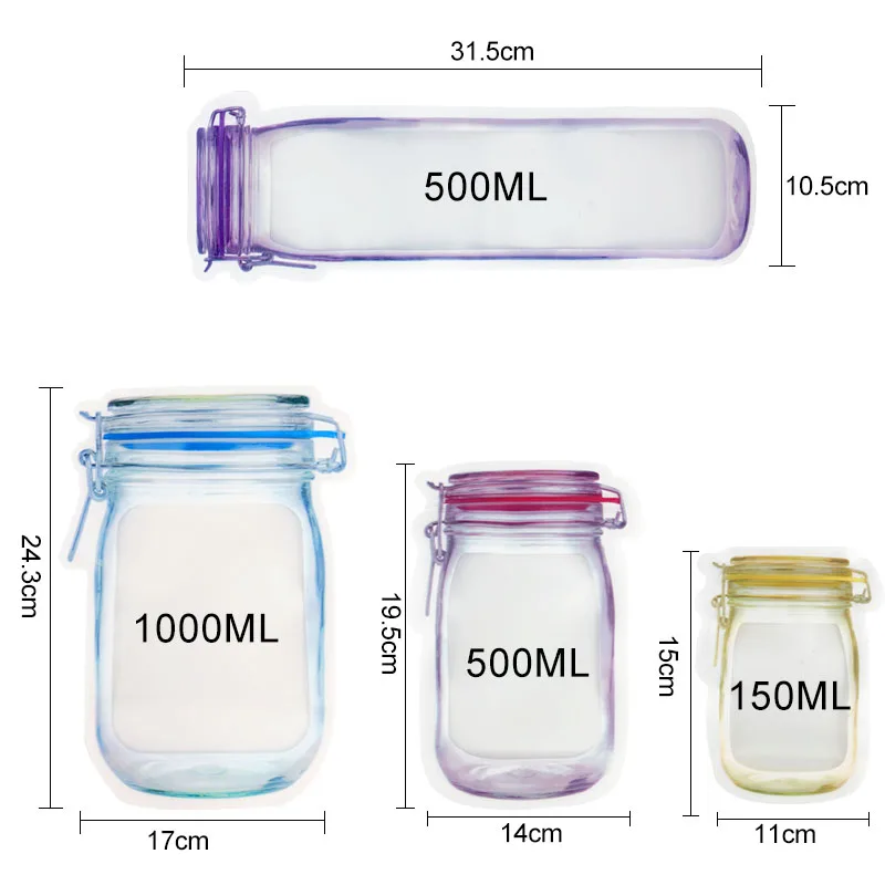 Tas Penyimpanan Bentuk Toples  - Ziploc Food Storage ulasan dan harga