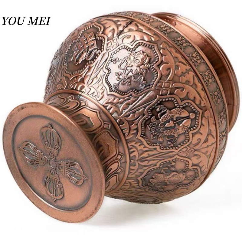 Toples Bergaya Tibet, Kotak Pe - Food Storage Metal Box ulasan dan harga
