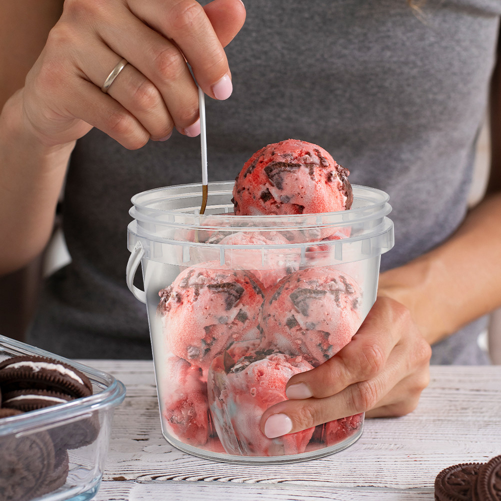 Ember Es Krim dengan Tutup, Wa - Food Storage Freezer Containers ulasan dan harga