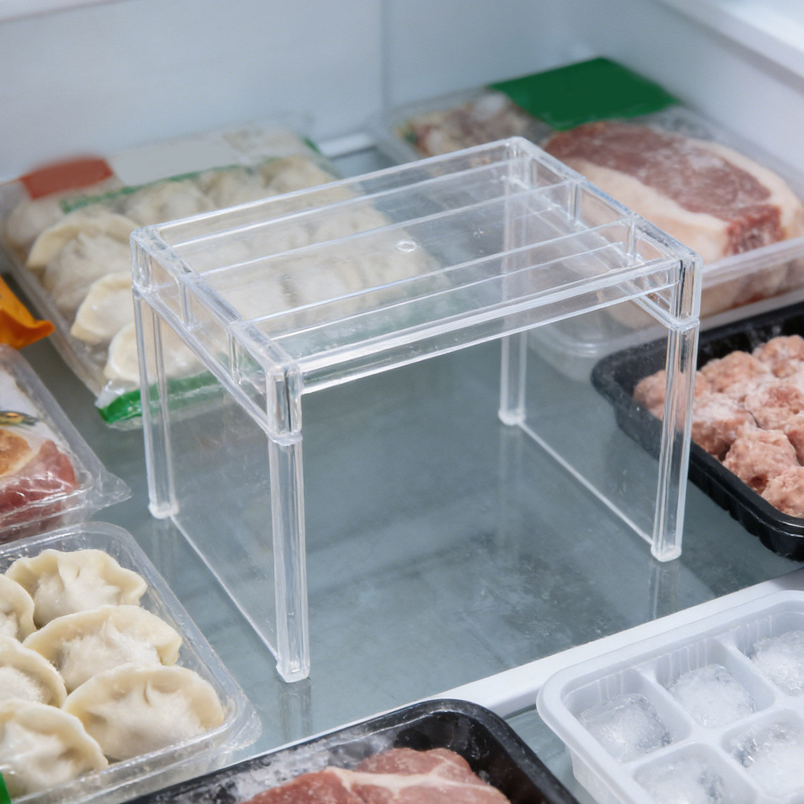 2 Buah Rak Organizer Kulkas, R - Food Storage Organizer ulasan dan harga