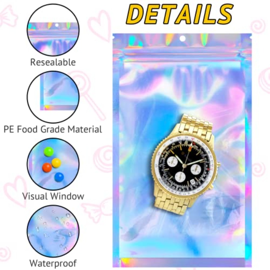 100 PCS Tas, Tas Anti Bau, Tas - Food Storage Mylar Bags ulasan dan harga