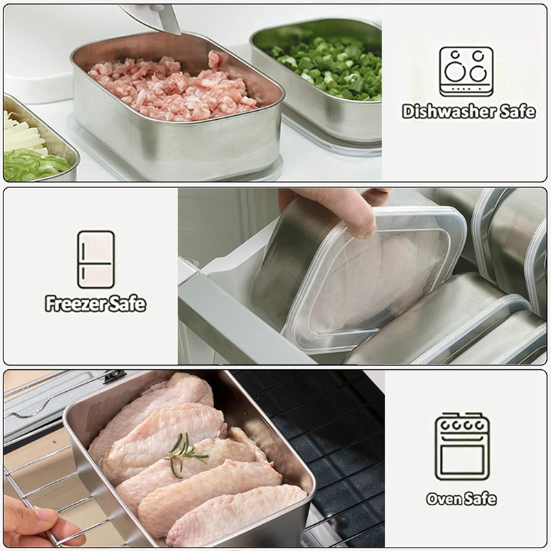 Wadah Stainless Steel untuk Pe - Food Storage Boxes ulasan dan harga