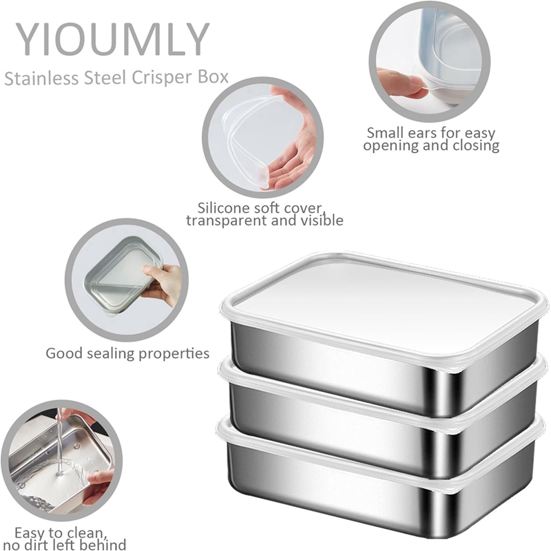 Wadah Stainless Steel untuk Pe - Food Storage Boxes ulasan dan harga