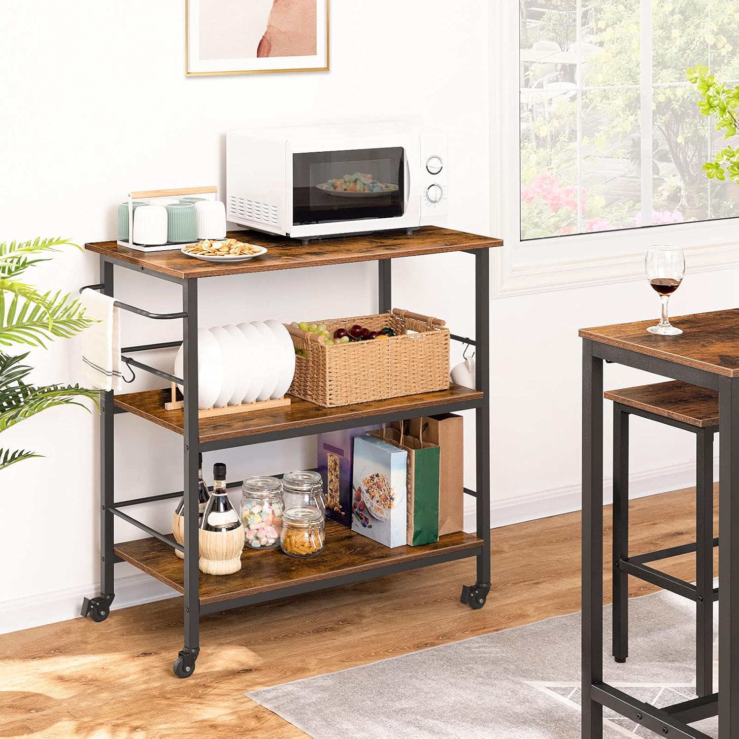 Meja Dapur Industri 3 Tingkat  - Food Storage Room ulasan dan harga