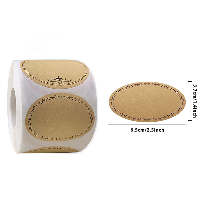 250 Stiker/Roll 2.5*1.4in Kert - Food Storage Labels ulasan dan harga