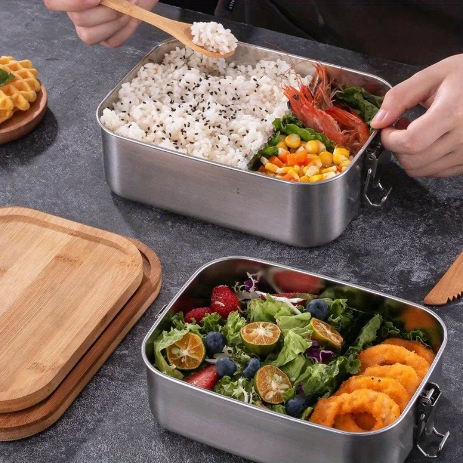 Kotak makan siang tutup bambu  - Food Storage Equipment ulasan dan harga