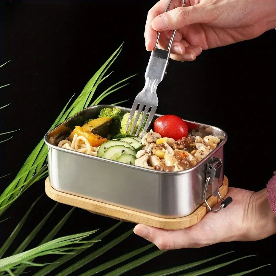 Kotak makan siang tutup bambu  - Food Storage Equipment ulasan dan harga