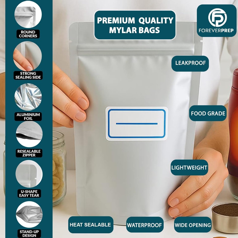 155 Kantong Mylar dengan 155 P - Food Storage Mylar Bags ulasan dan harga