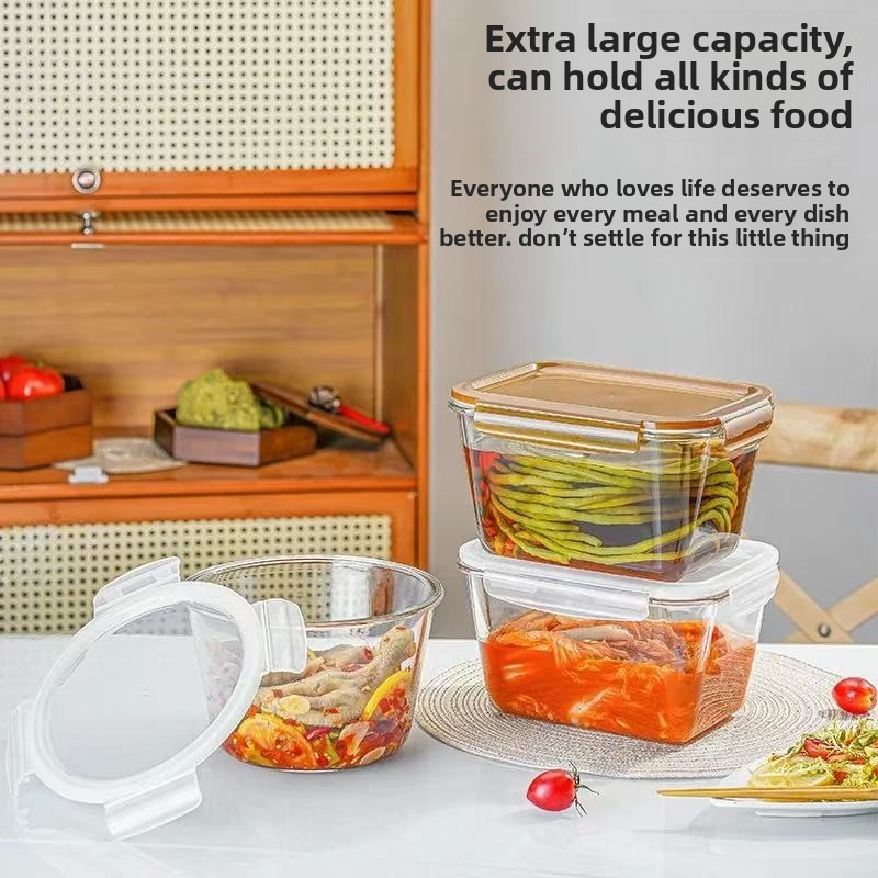 Wadah Penyimpanan Makanan Kaca - Food Storage Box Large ulasan dan harga