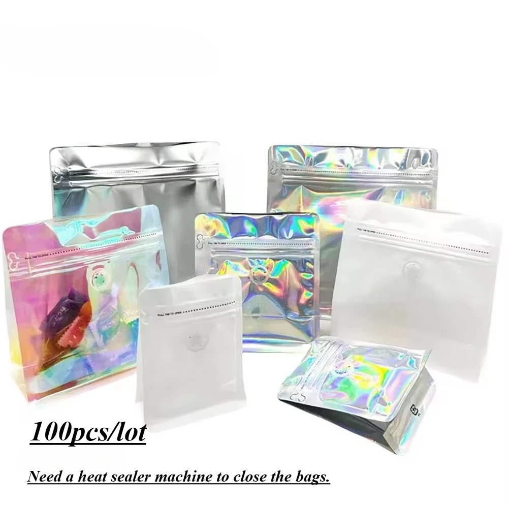 100 Buah Tas Biji Kopi Hologra - Food Storage Mylar Bags ulasan dan harga