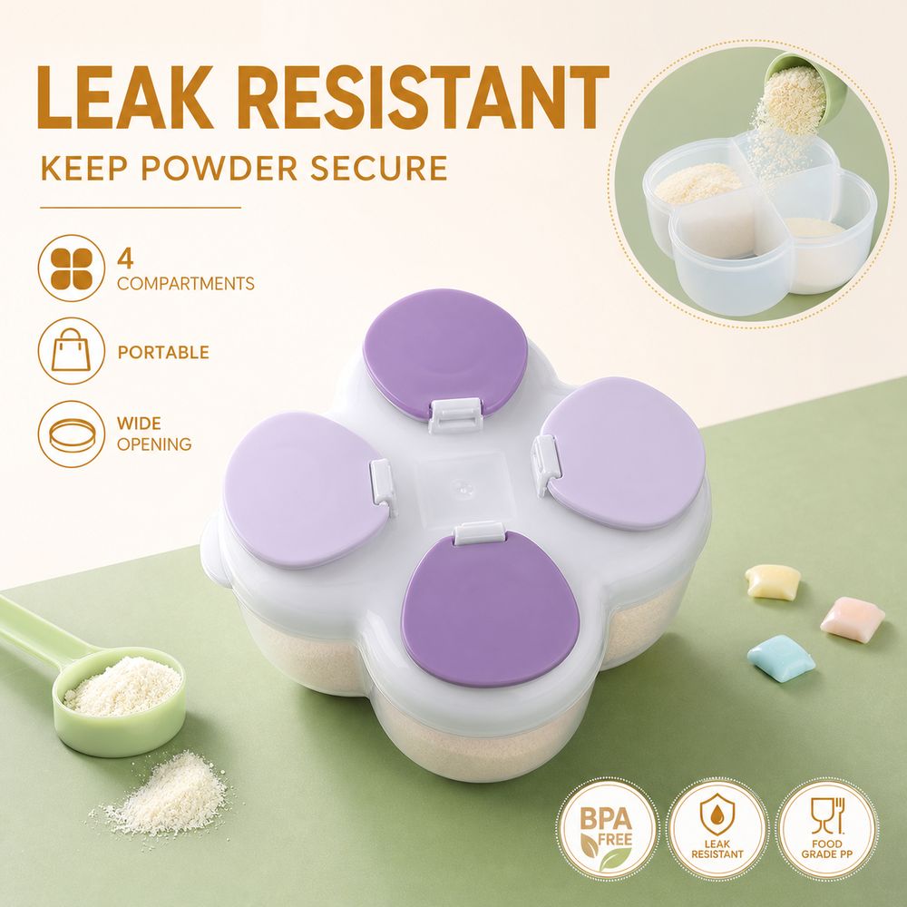 Dispenser Formula Terpartisi 7 - Food Storage For Baby ulasan dan harga