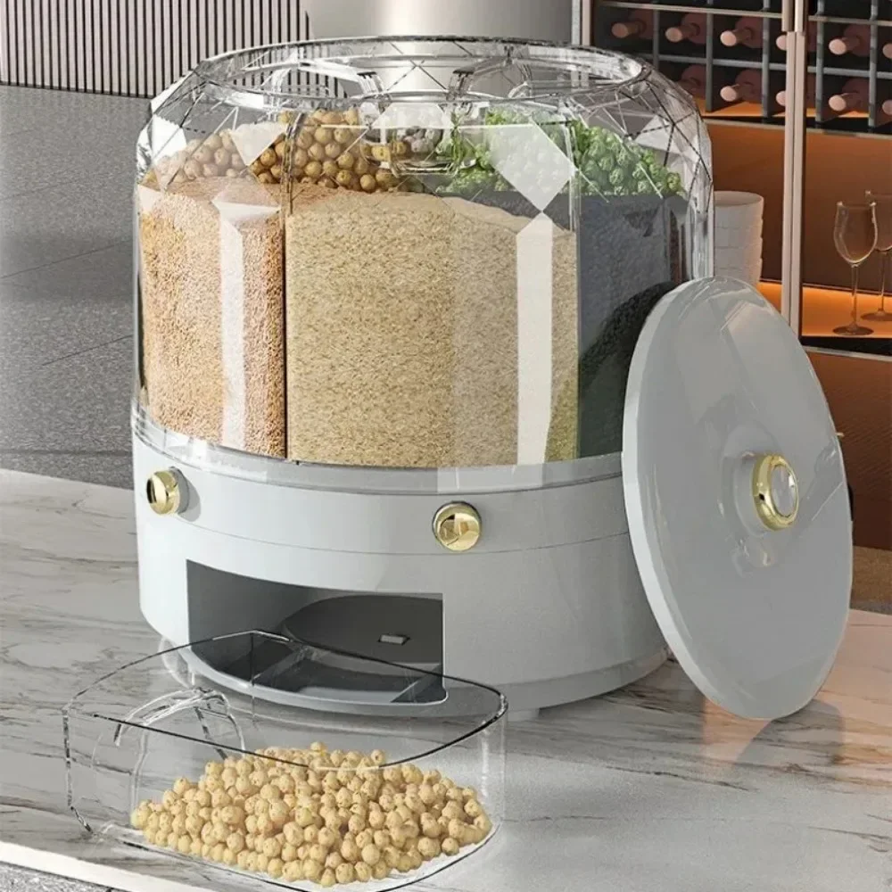 Dispenser Biji-bijian Putar Fo - Food Storage Drawer Organizer ulasan dan harga