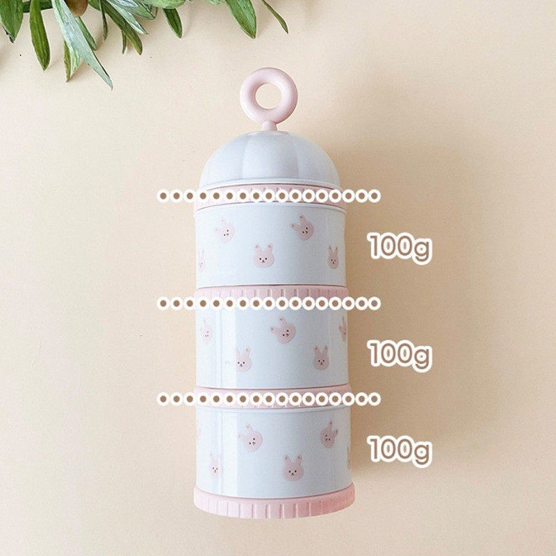 Kotak wadah susu beruang lucu, - Food Storage For Baby ulasan dan harga
