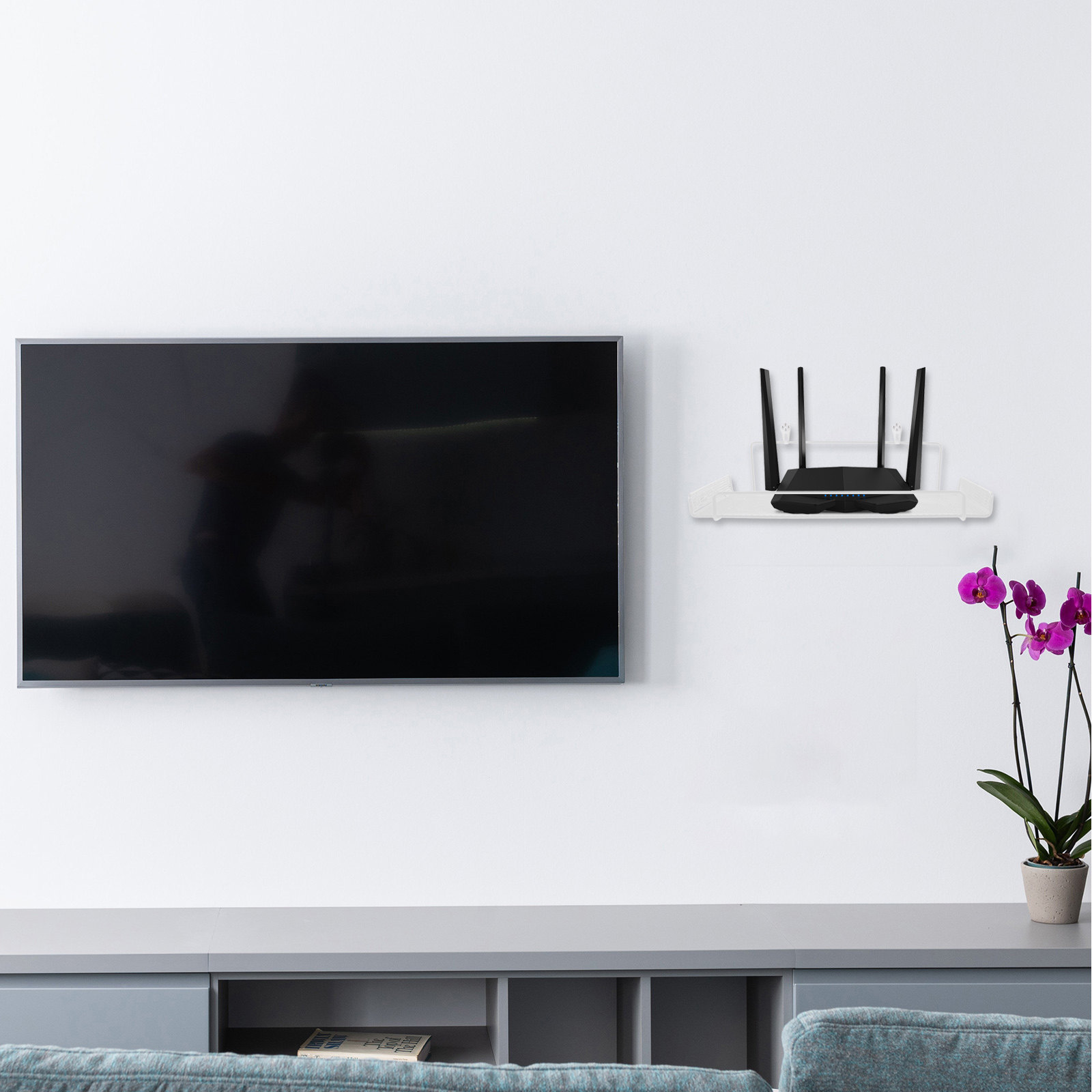 Rak Penyimpanan Router Dinding - Food Storage Room ulasan dan harga
