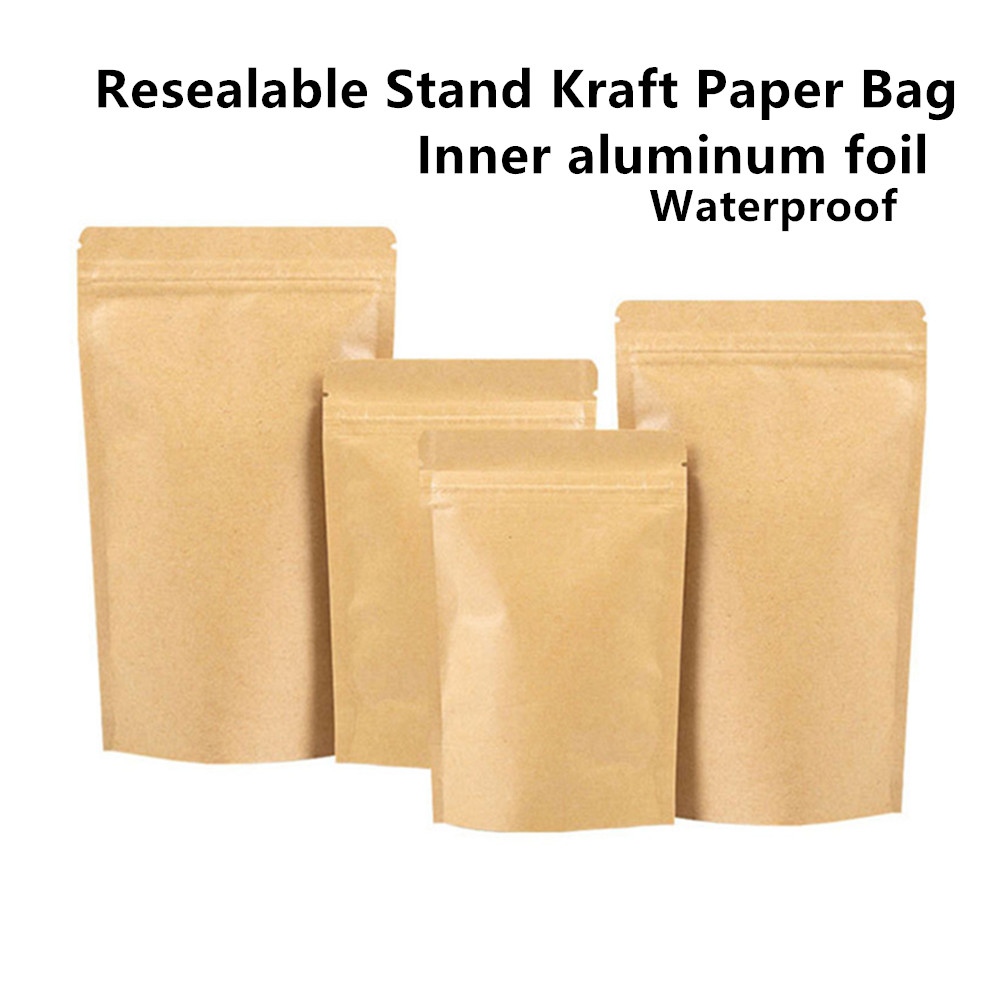 100 Buah Tas Kertas Kraft Cokl - Ziploc Food Storage ulasan dan harga