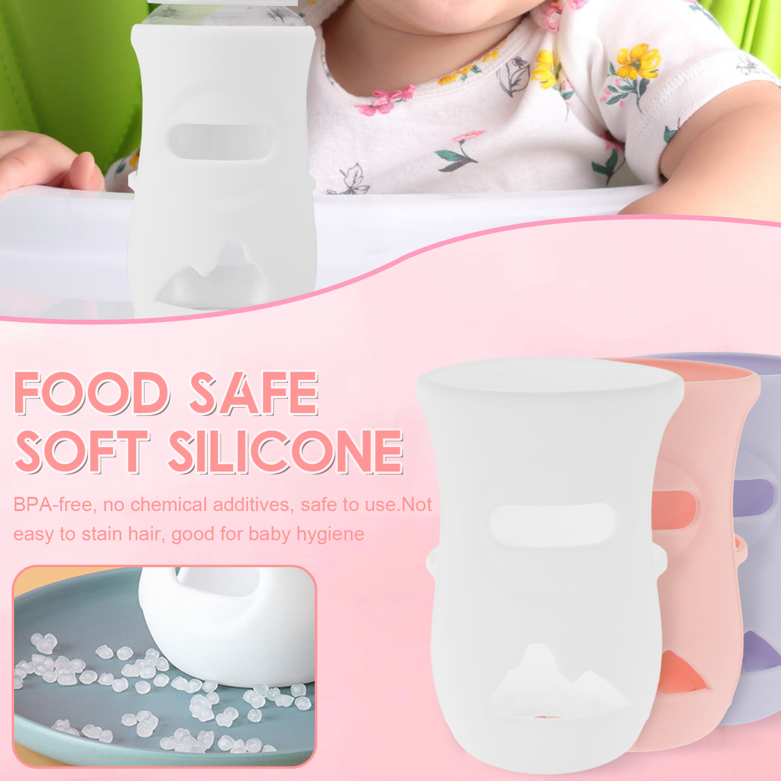 Penutup botol silikon lengan b - Food Storage For Baby ulasan dan harga