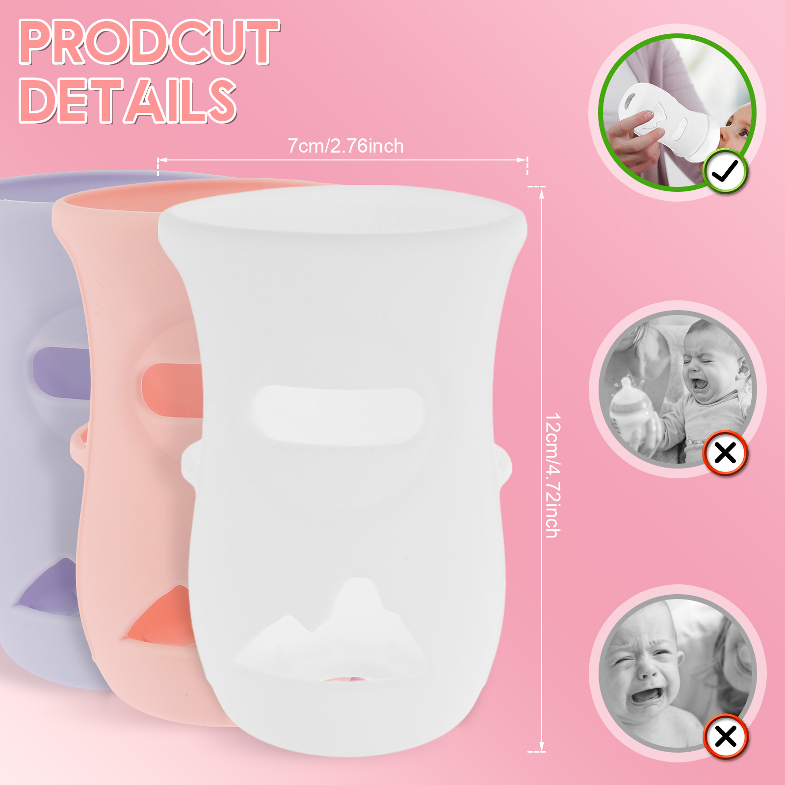Penutup botol silikon lengan b - Food Storage For Baby ulasan dan harga
