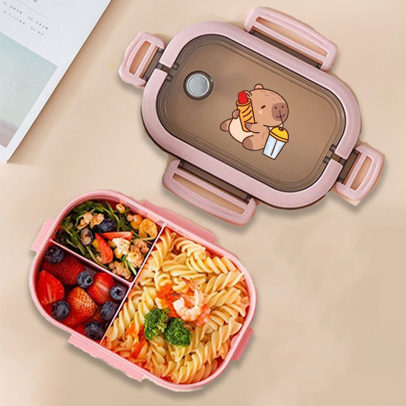 Kotak Makan Siang Bento Capyba - Food Storage Organizer ulasan dan harga